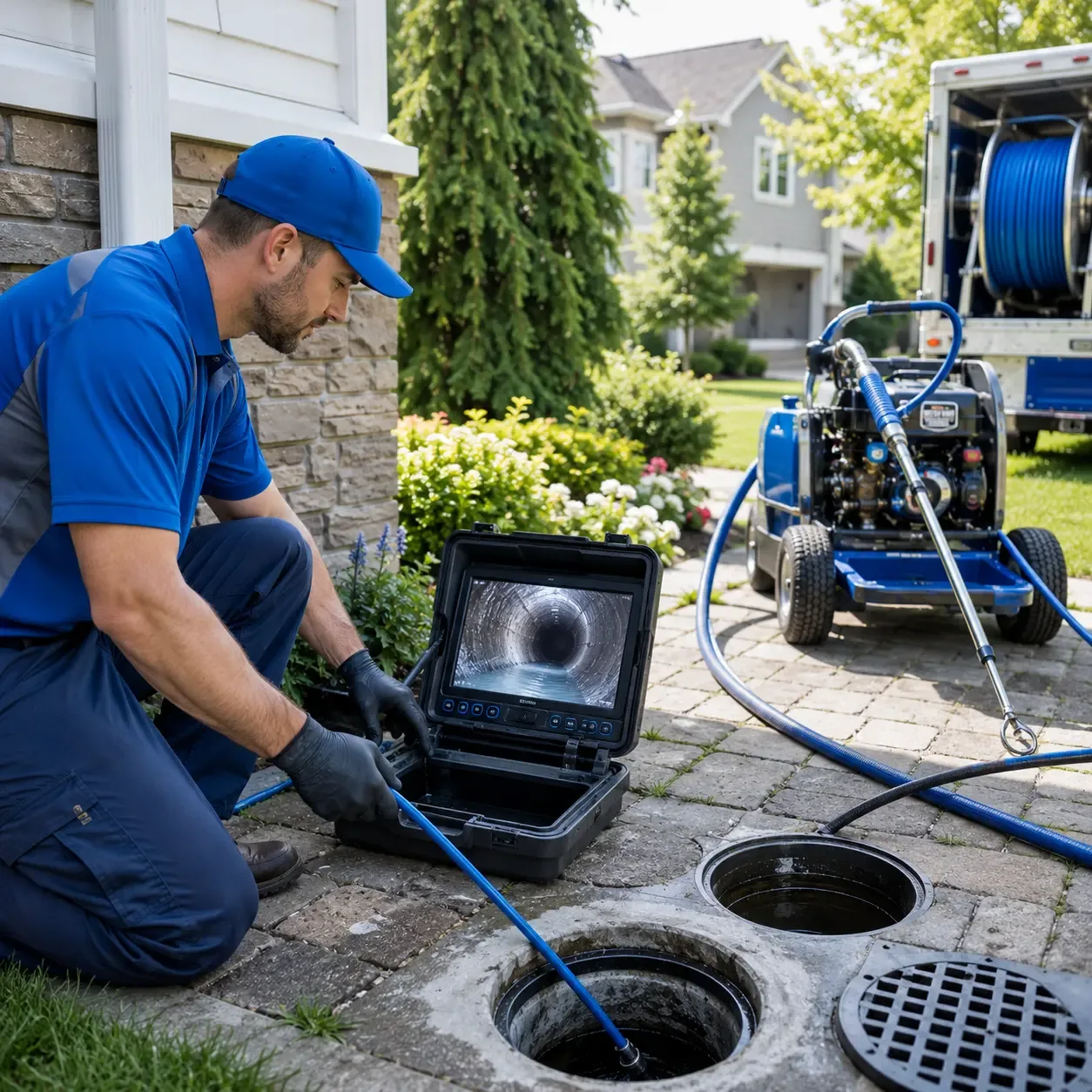 Outdoor drain cleaning professionals serving Westphalia, IA